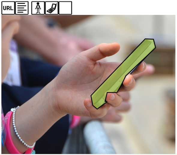 Mobile phone detected by COCO.